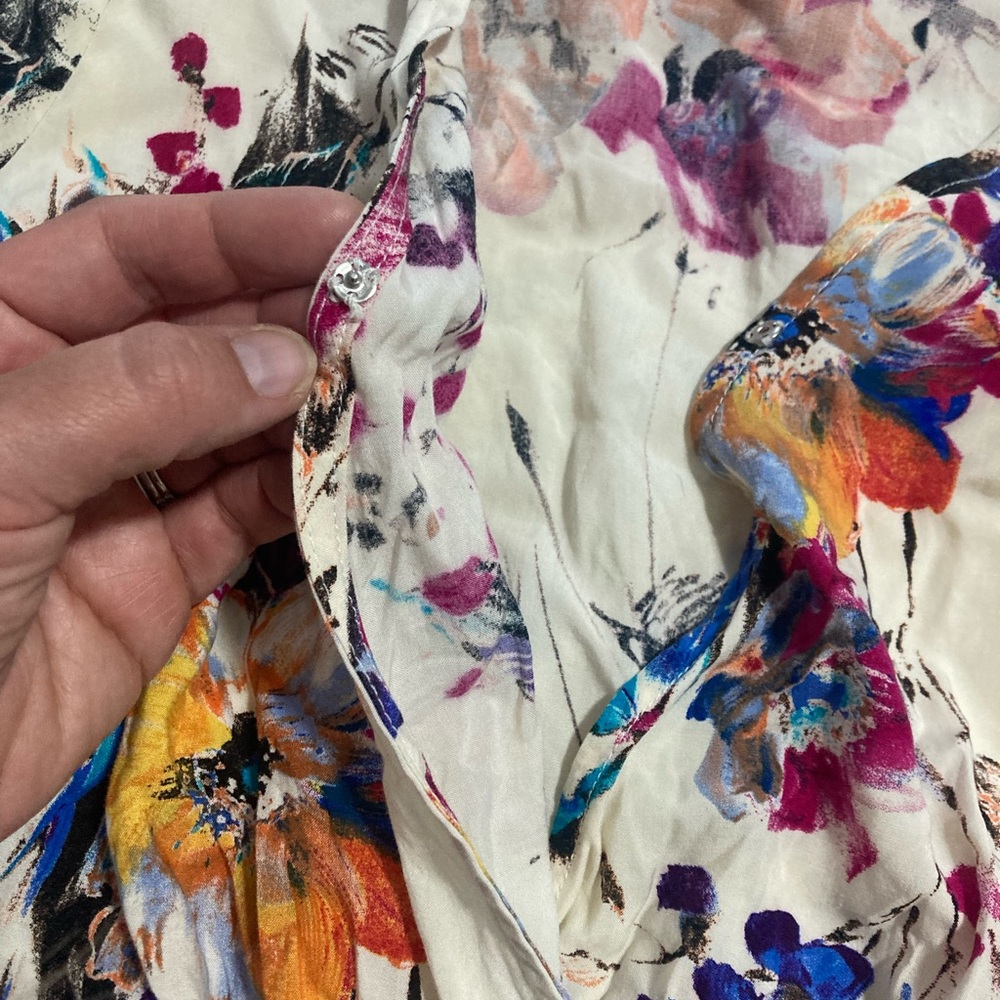 Flowered romper - Picture 4 of 4